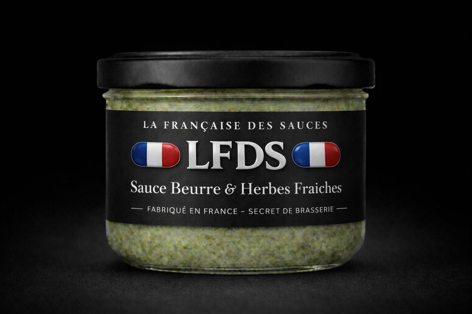 Poisson blanc vapeur, sauce beurre & herbes